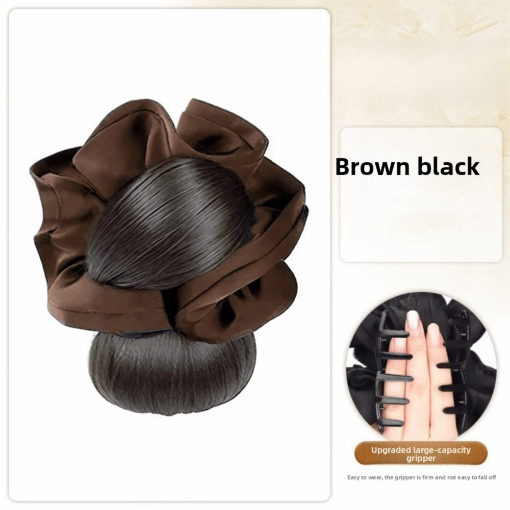 Tie Bar Clip - New Synthetic Hair Bun Claw Clip