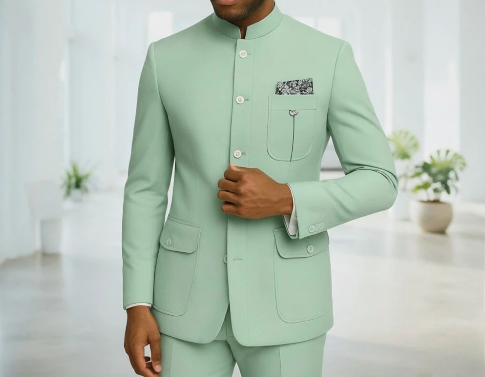 Men Formal Wear With Blazer - Safari Men Suits Men Premium Light