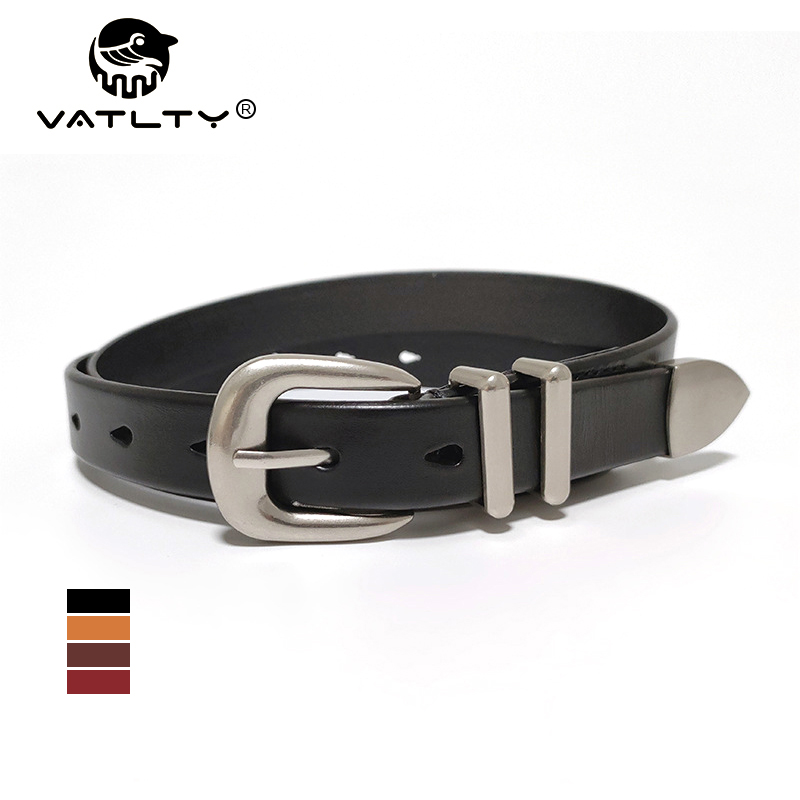 Formal Belt Leather Thin - VATLTY 2.3cm Leather Belt for Women