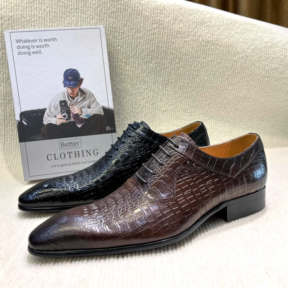Italian Luxury Men's Pointed T - Men'S Formal Office Wear Shoes recension och pris