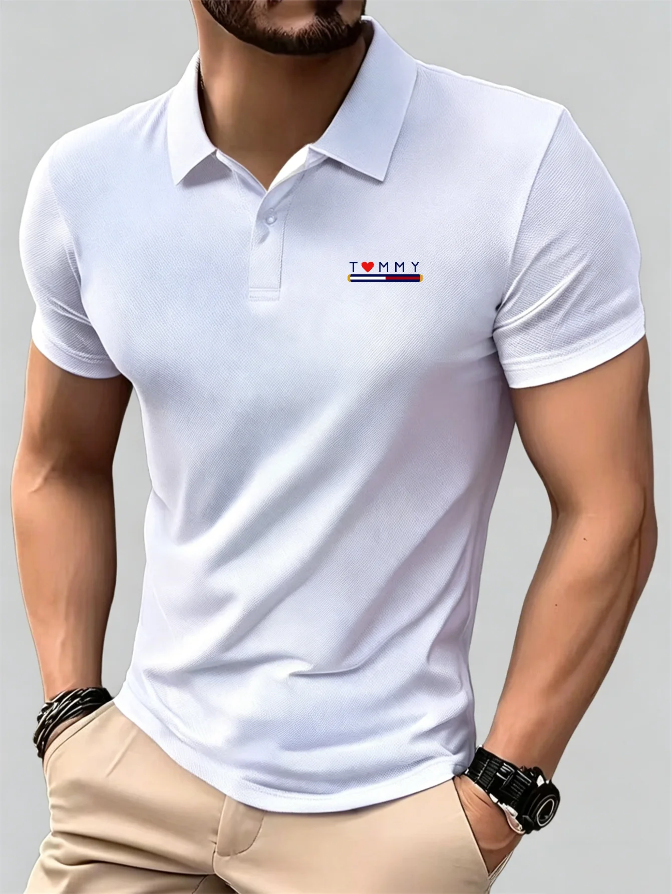 New Breathable Short Sleeve Bu - Young Men Formal Wear recension och pris