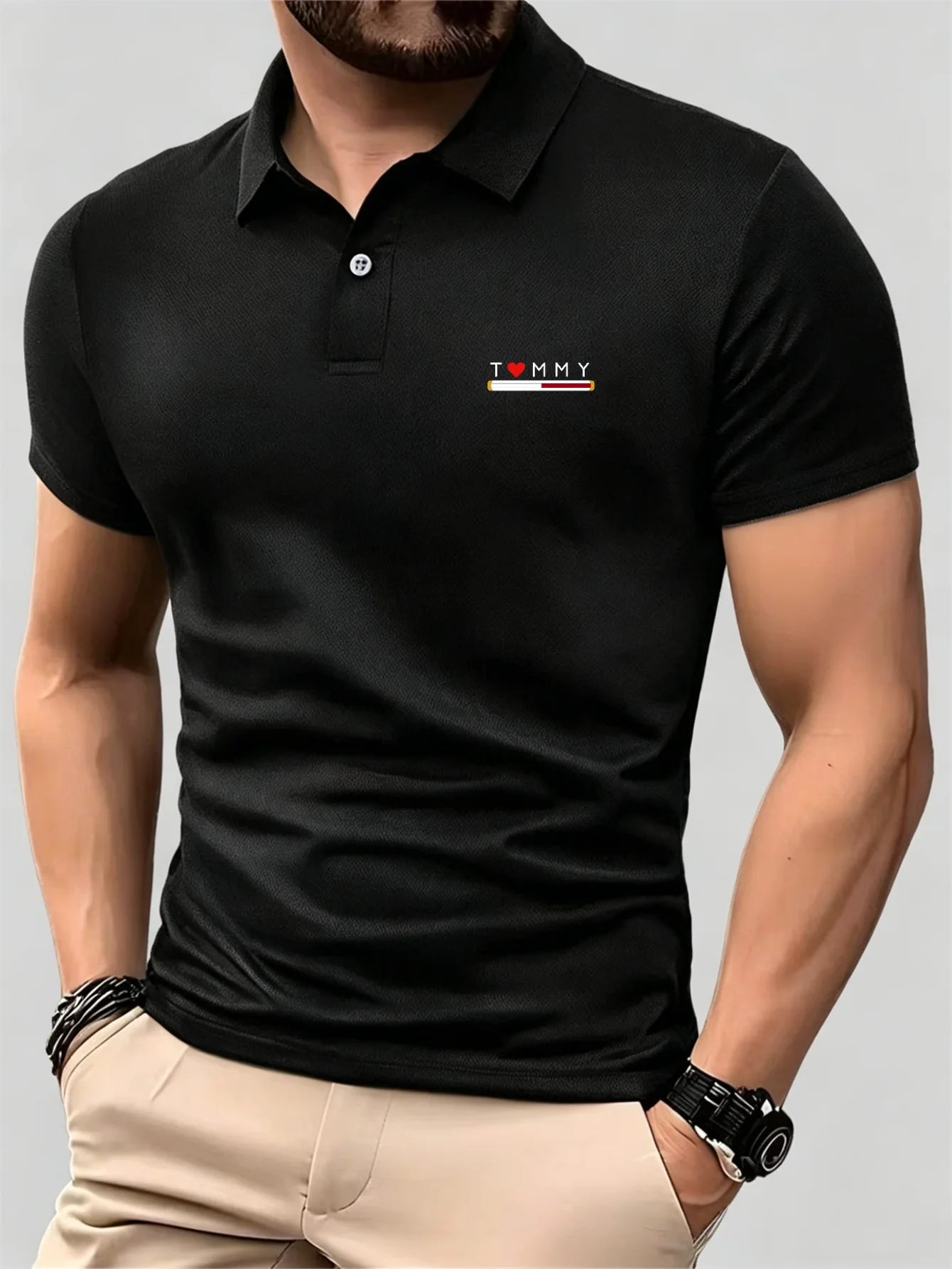 New Breathable Short Sleeve Bu - Young Men Formal Wear recension och pris