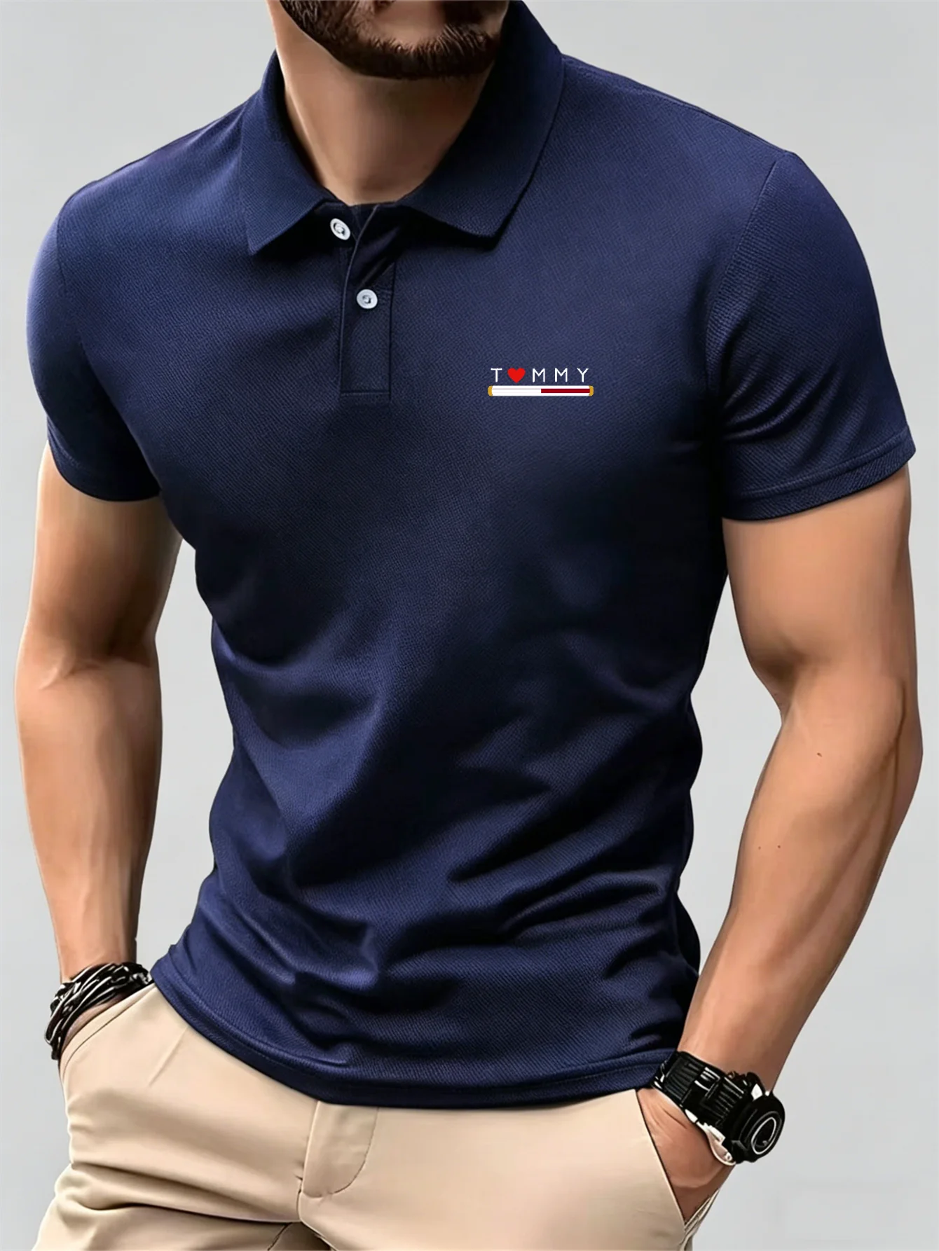 New Breathable Short Sleeve Bu - Young Men Formal Wear recension och pris