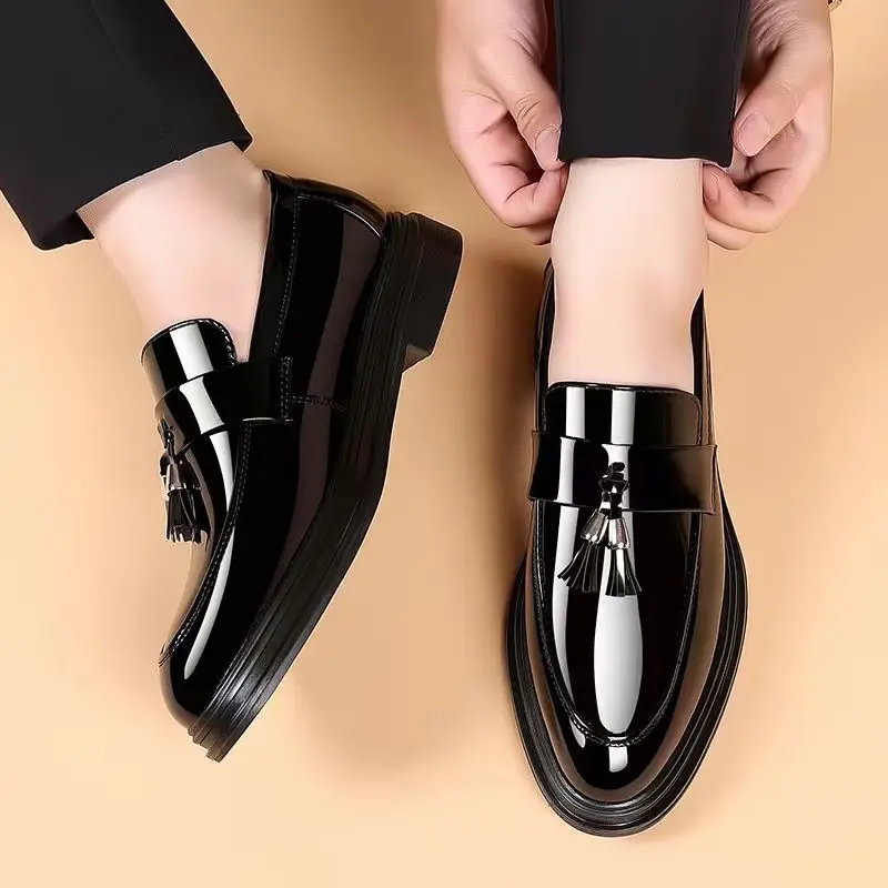 Black Social Shoe for Men Casu - Young Men Formal Wear recension och pris