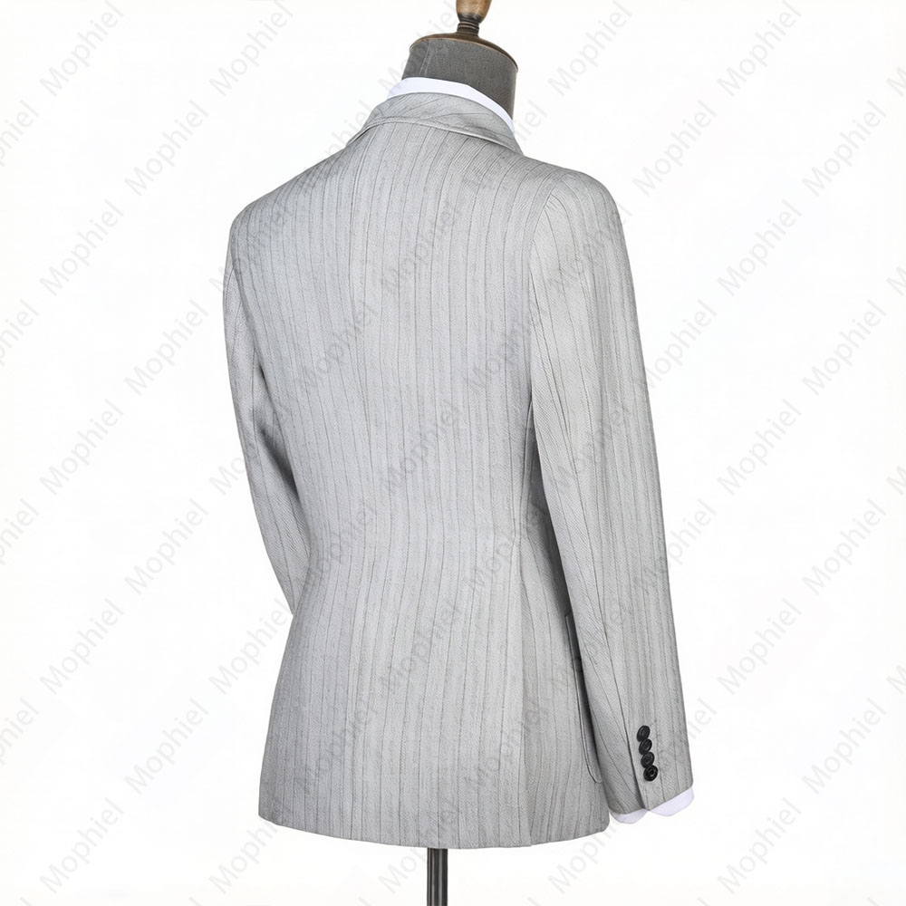 Mophiel Light Grey Men Suits S - Men Formal Wear Wedding recension och pris