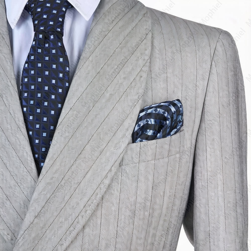 Mophiel Light Grey Men Suits S - Men Formal Wear Wedding recension och pris