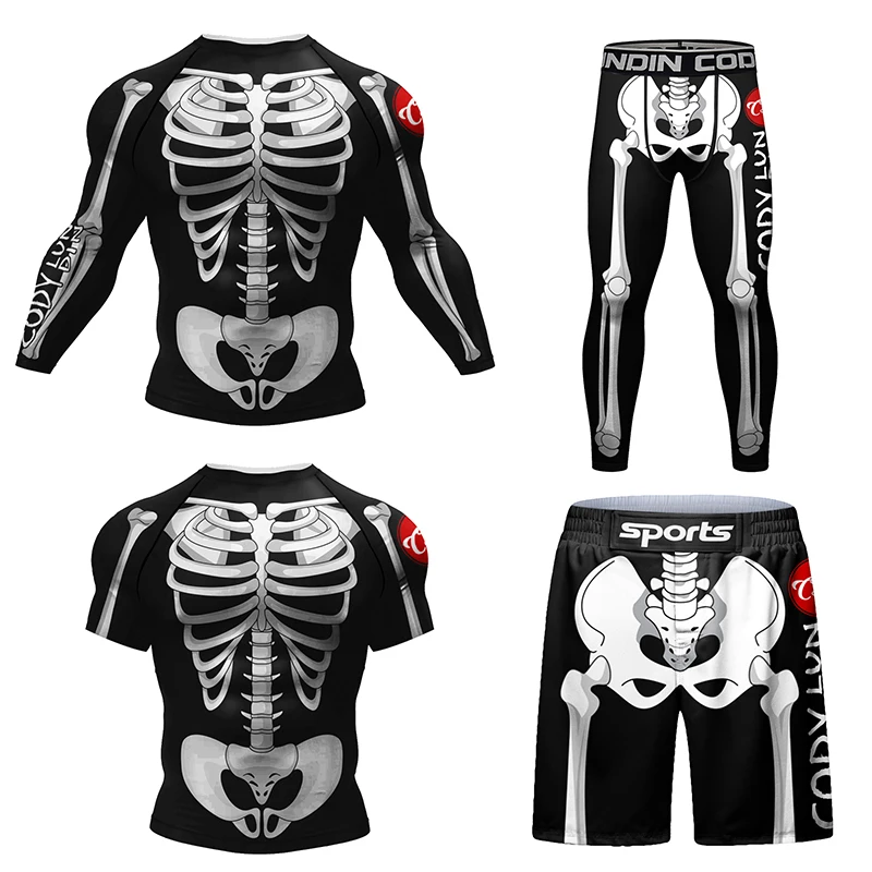 New Skull Rashguard Jiu Jitsu  - Young Men Formal Wear recension och pris