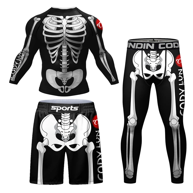 New Skull Rashguard Jiu Jitsu  - Young Men Formal Wear recension och pris