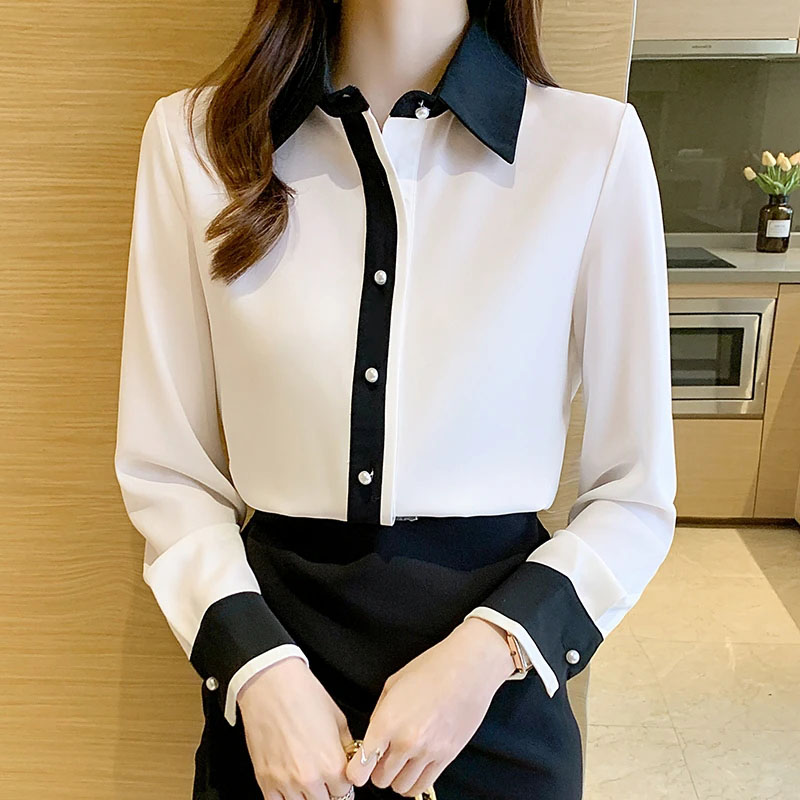 White Chiffon Shirt for Women  - Young Men Formal Wear recension och pris