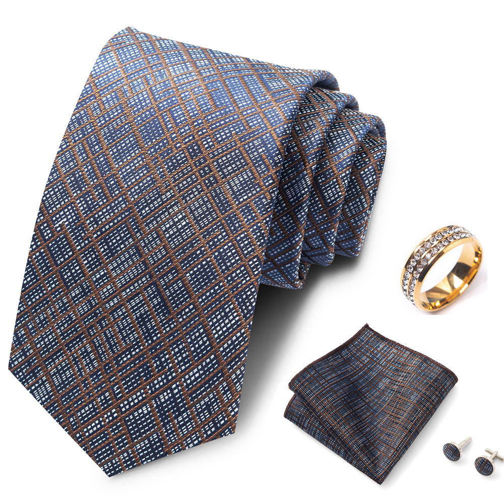 Striped Men's Tie Set, Stylish - Men Formal Wear Wedding recension och pris