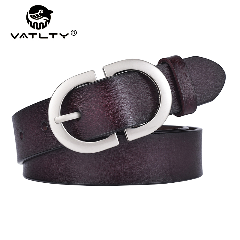 VATLTY 2022 Women's Leather Be - Formal Belt Leather Thin recension och pris