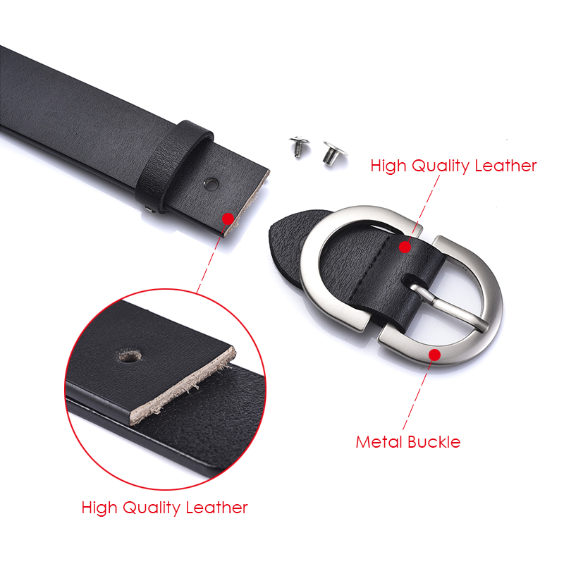 VATLTY 2022 Women's Leather Be - Formal Belt Leather Thin recension och pris