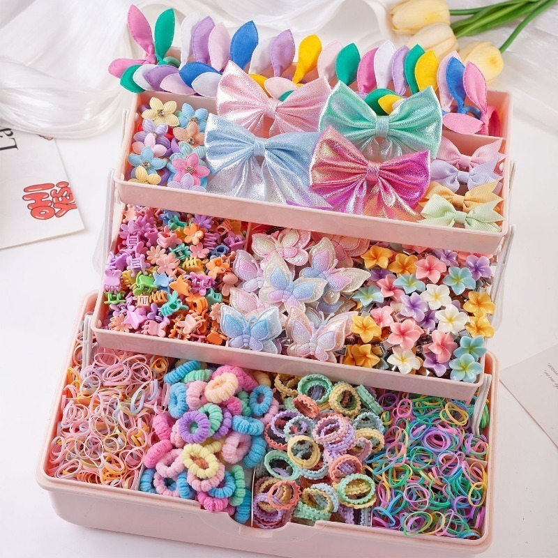 775 piece Elastic Girls headwe - Tie Bar Clip recension och pris