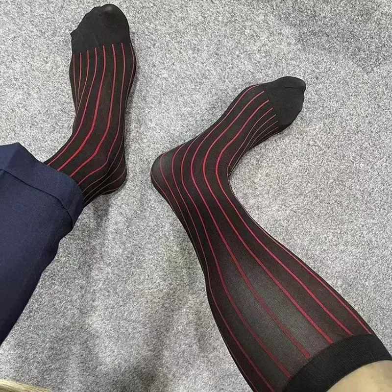 Men Striped Socks Man Ultra Th - Young Men Formal Wear recension och pris
