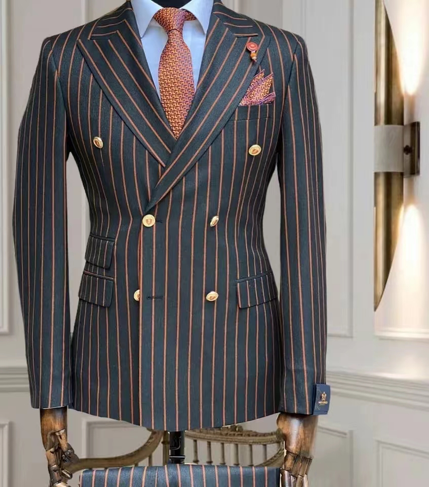 Allingentle Men's Suits Stripe - Young Men Formal Wear recension och pris