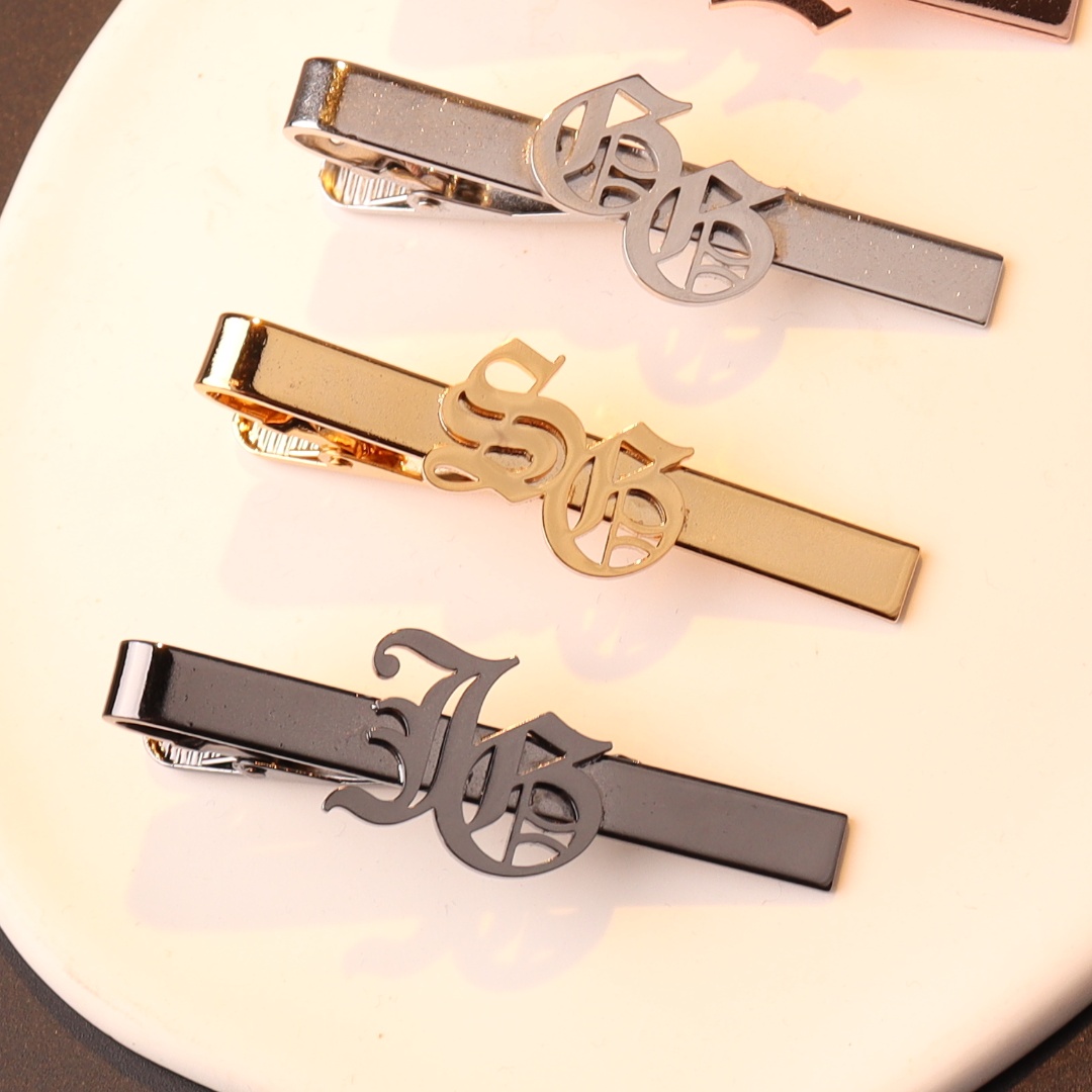 Custom Name Initials Tie Clip  - Tie Bar Clip recension och pris