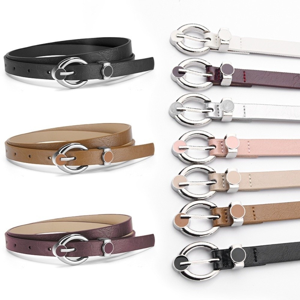 Fashion Alloy Pin Buckle Thin  - Formal Belt Leather Thin recension och pris