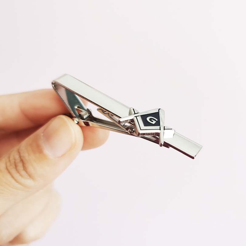 Masonic Fellow Mason Square an - Tie Bar Clip recension och pris