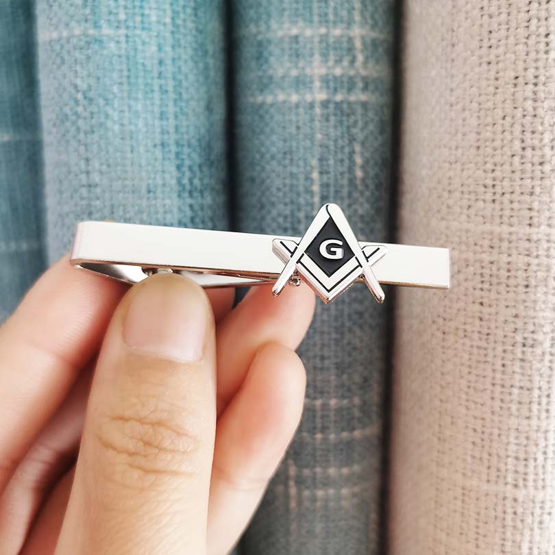 Masonic Fellow Mason Square an - Tie Bar Clip recension och pris