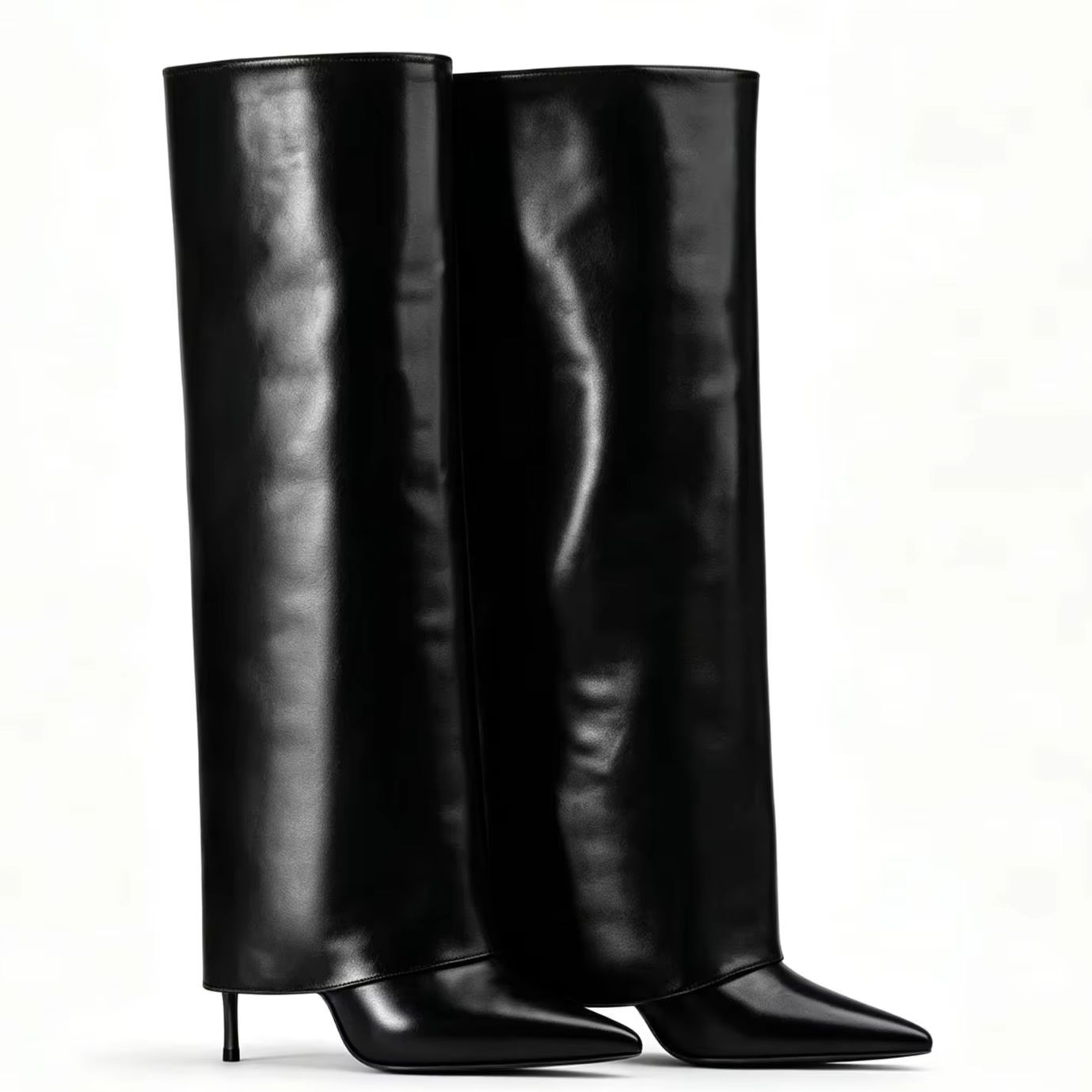 Women's 2026 Black Shiny Leath - Formal Belt Leather Thin recension och pris