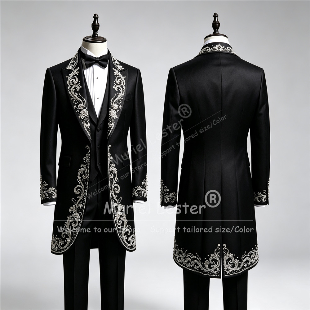 Luxury Man Wedding Tuxedo Suit - Men Formal Wear With Blazer recension och pris